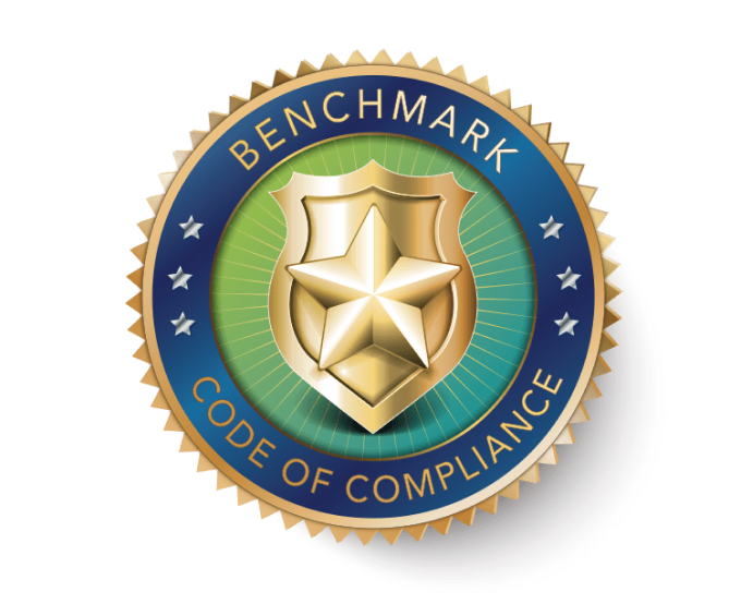 Benchmark code of compliance